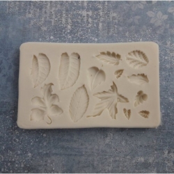 PENTART FOREMKA SILIKONOWA LISTKI MIX 9,5x5,5cm